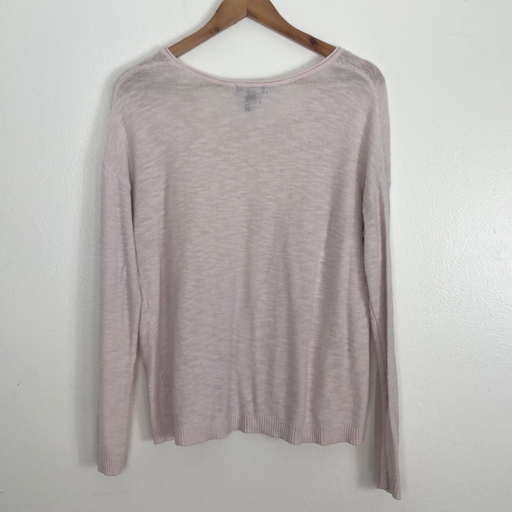 Gap factory pink scoopneck sweater size large - Picture 3 of 4